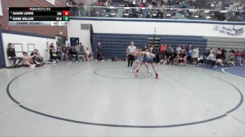 125 lbs Champ. Round 1 - Jason Lewis, Grizzly Wrestling Club vs Gabe Miller, Team Real Life Wrestling