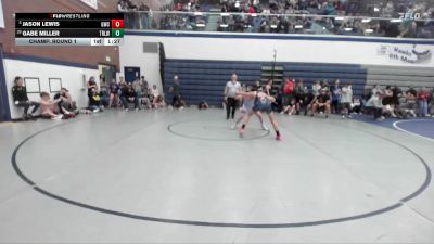 125 lbs Champ. Round 1 - Jason Lewis, Grizzly Wrestling Club vs Gabe Miller, Team Real Life Wrestling