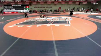 165 lbs Champ. Round 1 - Anthony Streib, Elmhurst University vs Bo Koedam, Coe