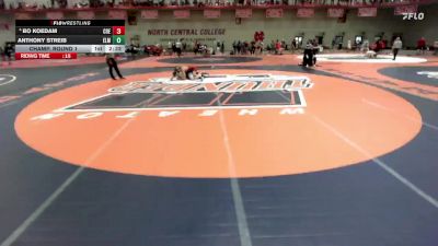 165 lbs Champ. Round 1 - Anthony Streib, Elmhurst University vs Bo Koedam, Coe