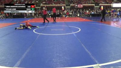 78 lbs Semifinal - Dylan Lund, Big Game Wrestling Club MT vs Uriah Anderson (Castaneda), Spartan Youth Wrestling Club