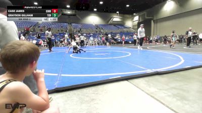 66 lbs Rr Rnd 2 - Case James, Cowboy Wrestling Club vs Grayson Gillham, TEAM CONQUER