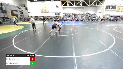 133D lbs Rr Rnd 5 - Spencer Barnhart, Penn vs Ray Adams, Duke