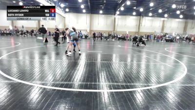 165 lbs Consi Of 4 - Luciano Lovito, Wellington Wrestling vs Seth Ryder, Venice Takedown Club