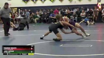 120 lbs Cons. Round 4 - Mannix Wasco, North Royalton vs Joey Novak, St. Ignatius