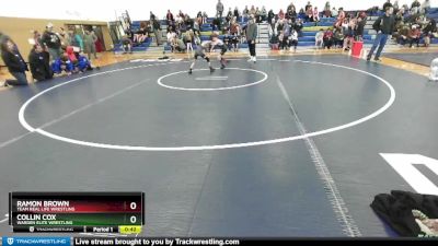 71 lbs Round 1 - Ramon Brown, Team Real Life Wrestling vs Collin Cox, Warden Elite Wrestling