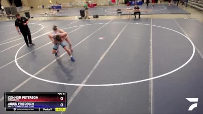 138 lbs 3rd Place Match - Connor Peterson, Minnesota vs Aiden Friedrich, MN Elite Wrestling Club