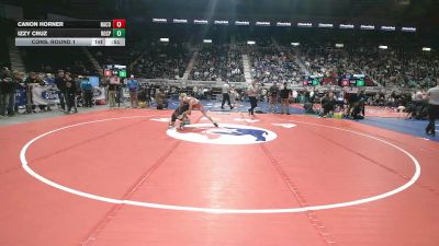 4A-106 lbs Cons. Round 1 - Izzy Cruz, Rock Springs vs Canon Horner, Natrona County