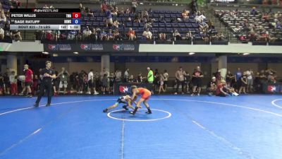 74 lbs Champ. Rd Of 32 - Peter Willis, The Wrestling Academy vs Sage Ratliff, Big Game Wrestling Club