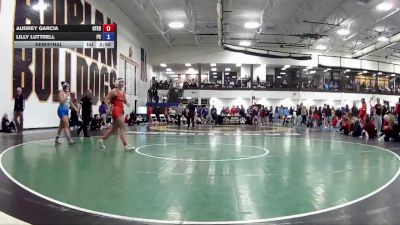 160B Semifinal - Audrey Garcia, Otterbein University vs Lilly Luttrell, Presbyterian College