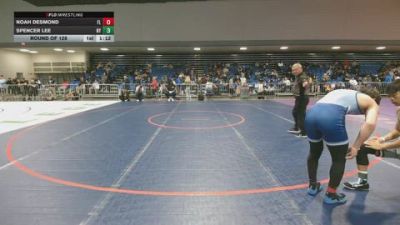 113 lbs Round Of 128 - Noah Desmond, FL vs Spencer Lee, NY