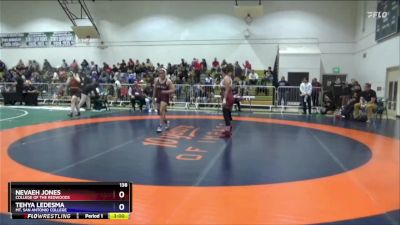138 lbs Champ. Round 1 - Nevaeh Jones, College Of The Redwoods vs Tehya Ledesma, Mt. San Antonio College