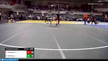 80 lbs Placement (4 Team) - Lincoln Goldsmith, Chatfield vs Braylen DeFrang, Zumbrota-Mazeppa