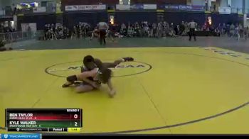 118 lbs Round 1 (3 Team) - BEN TAYLOR, Burnt Hills Sr HS vs Kyle Walker, Brentwood High Sch