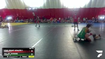 150 lbs Round 3 (4 Team) - Malaki Jackson, Geneseo vs Iowa Grant Athlete 1, Riverdale