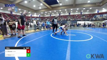 76 lbs Final - Chance Besse, Division Bell Wrestling vs Josey Voss, Skiatook Youth Wrestling