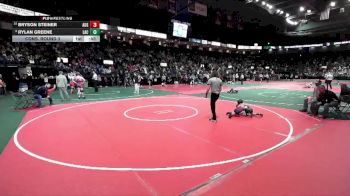 50 lbs Cons. Round 3 - Bryson Steiner, AUS1 vs Rylan Greene, LAC3