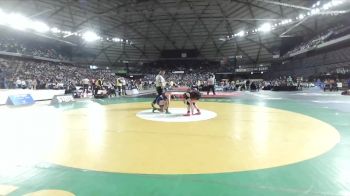 Girls 3A 155 lbs Champ. Round 2 - Valeria `Vale` Contreras Barrales, Garfield (Girls) vs Jasmine Sullivan, Central Kitsap (Girls)