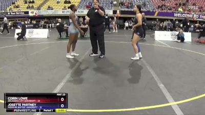 160 lbs Placement (4 Team) - Josette Partney, Missouri Baptist University vs Corin Lowe, Oklahoma City University