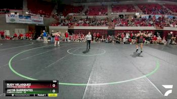 190 lbs Semis (4 Team) - Rudy Velasquez, Midlothian Heritage vs Jacob Barrientes, Lubbock Cooper