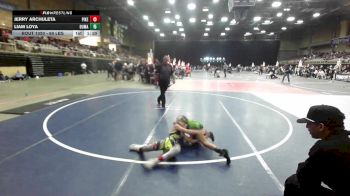 69 lbs Semifinal - Jerry Archuleta, Pikes Peak Warriors vs Liam Loya, Dumas WC