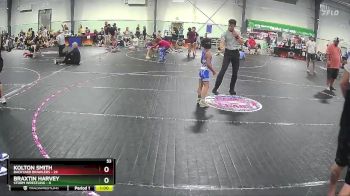 53 lbs Semis (4 Team) - Kolton Smith, Backyard Brawlers vs Braxtin Harvey, Storm Wrestling