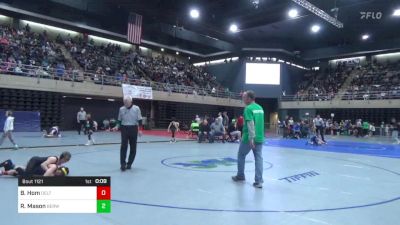 93 lbs Round Of 16 - Brady Hom, Delta vs Rohn Mason, Berwick