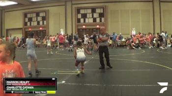 86 lbs Round 2 (4 Team) - Madison Healey, MGW- Bangster Berry vs Charlotte Catania, MGW- Dragon Fruit