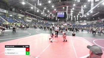 98 lbs Consi Of 8 #2 - Joseph Bajza, Bald Eagle WC vs Kai Mickelbart, High Elevation WC