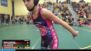 90 lbs Round 2 - Mya Guyette, Waupaca Wrestling vs Jayda Hormann, Summit Wrestling Academy