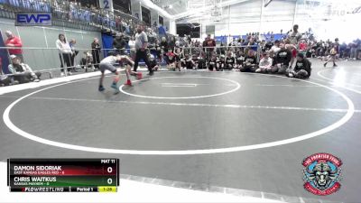 52 lbs Semis (4 Team) - Damon Sidoriak, East Kansas Eagles Red vs Chris Waitkus, Kansas Mayhem