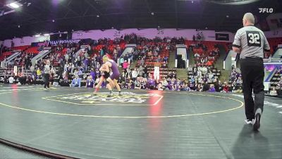 150 lbs Semifinals (8 Team) - Joshua Hubbard, Huron HS (New Boston) vs Jacob Hodge, Fowlerville HS