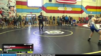 126 lbs Champ. Round 1 - Reece Grubbs, Torrington vs Ty Reeves, Poudre