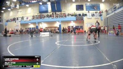 157 lbs Cons. Round 3 - Riley Hyde, Idaho Falls vs Lane Hunting, Star Valley