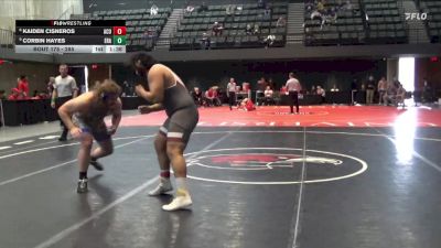 285 lbs 7th Place Match - Kaiden Cisneros, Arizona Christian University vs Corbin Hayes, Embry-Riddle (Ariz.)