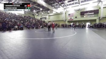 106 lbs Quarterfinal - Lorenzo Reyes, SAN PEDRO vs Leonardo Escobar, MONROE