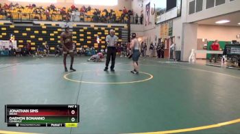 165 lbs Cons. Round 4 - Jonathan Sims, BRUSH vs Daemon Bonanno, CONNEAUT