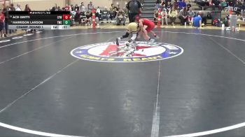 75 lbs Champ. Round 1 - Harrison Larson, Thorn Wrestling Club vs Ace Gritti, Centennial Youth Wrestling