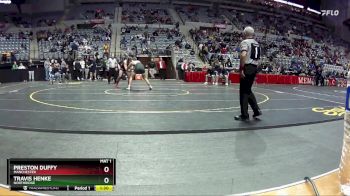 215 lbs Semifinal - Preston Duffy, Manchester vs Travis Henke, Northridge