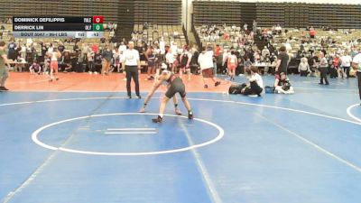 96-I lbs Consi Of 8 #2 - Dominick DeFilippis, Yale Street vs Derrick Lin, Olympic