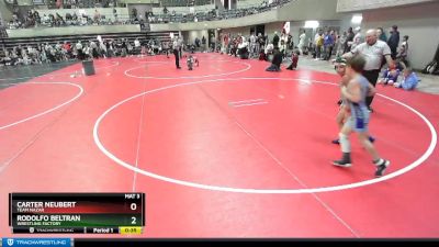 65 lbs Semifinal - Carter Neubert, Team Nazar vs Rodolfo Beltran, Wrestling Factory