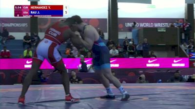 97 kg Qualif - Josef Rau, USA vs Yurisandy Hernandez Rios, CUB