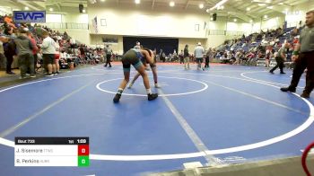 100 lbs Final - Jett Sisemore, Team Tulsa Wrestling Club vs Broderick Perkins, HURRICANE WRESTLING ACADEMY