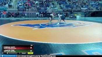 120 lbs Champ. Round 1 - Cormac Doty, Grand Forks Red River vs Landon Zink, West Fargo Sheyenne