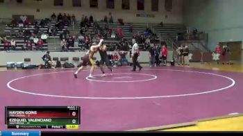 285 lbs Finals (2 Team) - Ezequiel Valenciano, Southridge vs Hayden Goins, Pike Central