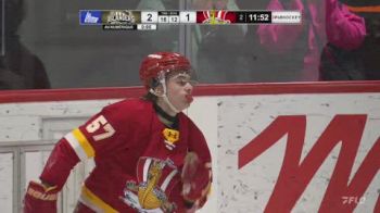 Filip Vlk Ties The Game For Baie-Comeau On Net-Front Drive