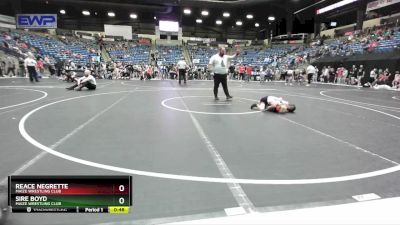 58 lbs 1st Place Match - Sire Boyd, Maize Wrestling Club vs Reace Negrette, Maize Wrestling Club