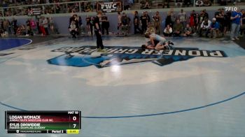 149 lbs Cons. Round 5 - Sylis Dinwiddie, Pioneer Grappling Academy vs Logan Womack, Juneau Youth Wrestling Club Inc.