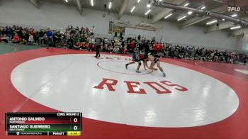 165 lbs Cons. Round 2 - Santiago Guerrero, Holy Family vs Antonio Galindo, Northridge