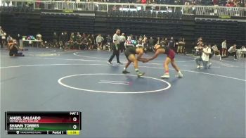 141 lbs Quarterfinal - Shawn Torres, Rio Hondo College vs Angel Salgado, Victor Valley College